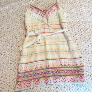 Amanda Uprichard Colorful Patterned Dress